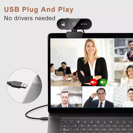Full HD 1080P USB Webcams Camera Auto Focus With Microphone For PC Laptop Live