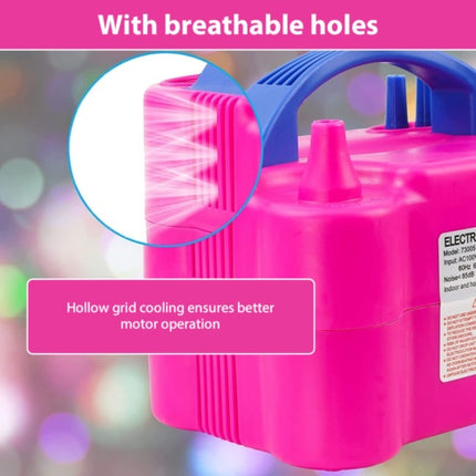 13000pa Electric Balloon Inflator With Dual Nozzle Party Air Blower Xmas UK