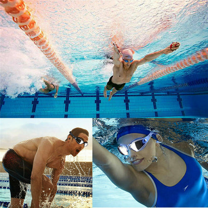 Anti Fog Swimming Goggles UV Glasses Adjustable Earbuds For Men Women  Kids