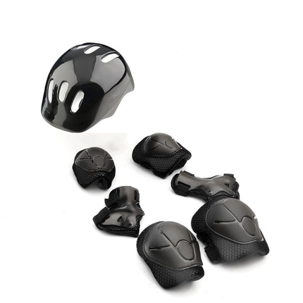 Kids Helmet For 3-10 Years Old Helmet And Knee Pads Set Adjustable Elbow &Wrist