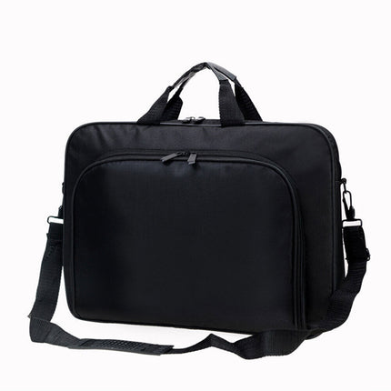 Front view of 15.6 inch laptop shoulder bag