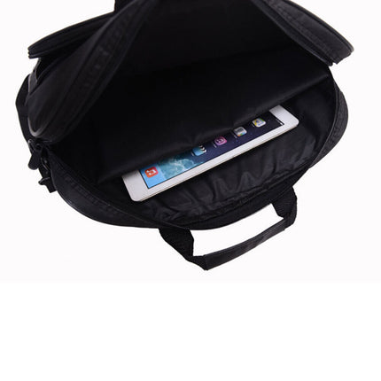 Shockproof padded interior of 15.6 inch laptop bag