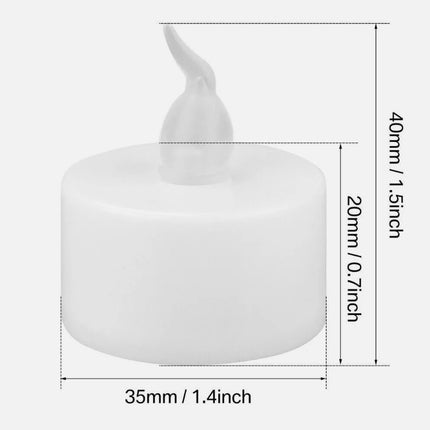 24PCS Led Tea Lights Candles LED FLAMELESS Battery Operated Wedding Party UK