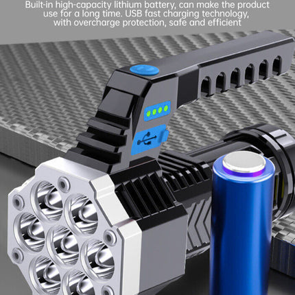 1-2Pcs Super Bright High Power LED Tactical Torch Rechargeable Flashlight New UK