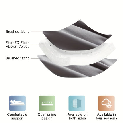 Thick Hotel Quality Mattress Topper – Soft Microfibre Bed Topper UK