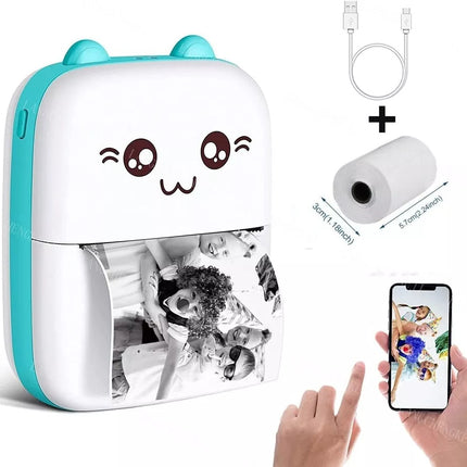 Mini Pocket Thermal Printer Bluetooth Mobile Phone Photos Label Printing Machine