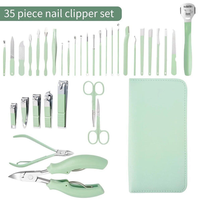 35-piece professional manicure and pedicure set