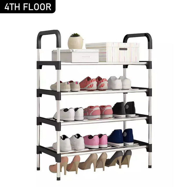 4-tier heavy-duty shoe rack stand