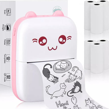 Mini Pocket Thermal Printer Bluetooth Mobile Phone Photos Label Printing Machine