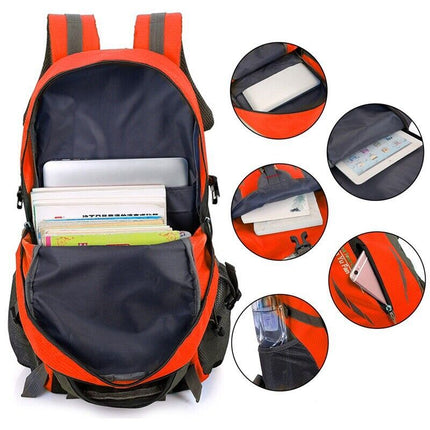 Large main compartment inside 40L hiking backpack