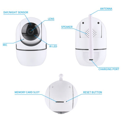 UK 1080P IP Camera Wireless WIFI Outdoor CCTV HD PTZ Smart Home Security IR Cam