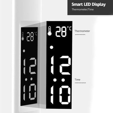 LED Reading Desk Lamp Dimmable USB Double Head Foldable Table Night Light White