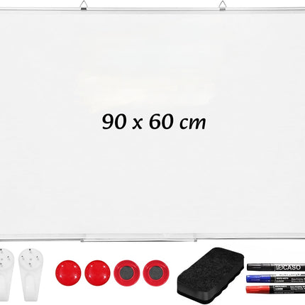MAGNETIC WHITEBOARD SMALL LARGE WHITE BOARD DRY WIPE NOTICE OFFICE SCHOOL HOME