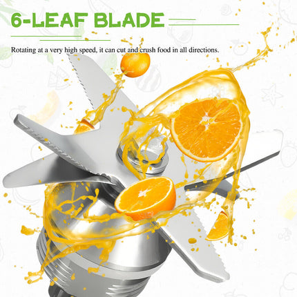 Commercial 6 blade high speed blender
