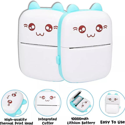 Mini Pocket Thermal Printer Bluetooth Mobile Phone Photos Label Printing Machine