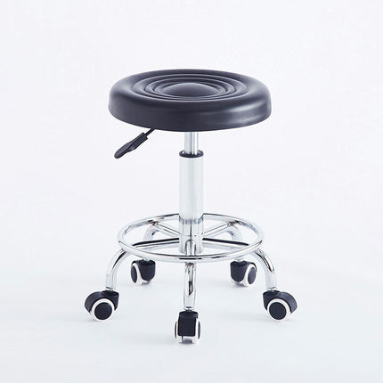 Swivel Stool Round Bar Stool Salon Chair Adjustable 360 Beauty Workshop Office