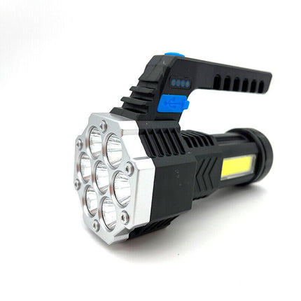 1-2Pcs Super Bright High Power LED Tactical Torch Rechargeable Flashlight New UK