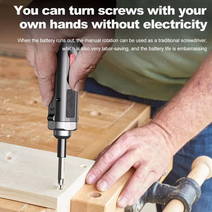 Mini Cordless Electric Screwdriver Drll RechargeableUSB Charging Power Tool