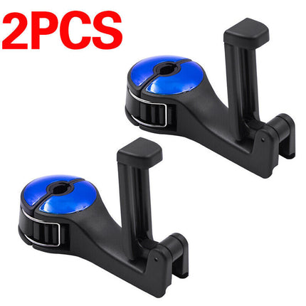 2X Car Seat Back Hooks Bag Storage Headrest Hook Hanger Phone Holder Bracket UK