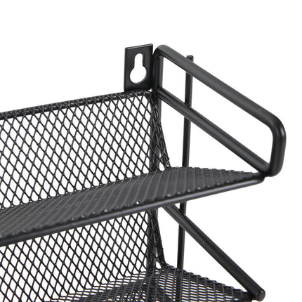 4 Tiers Metal Spice Rack Kitchen Countertop Cupboard Spice Herb Jar Storage Shelf