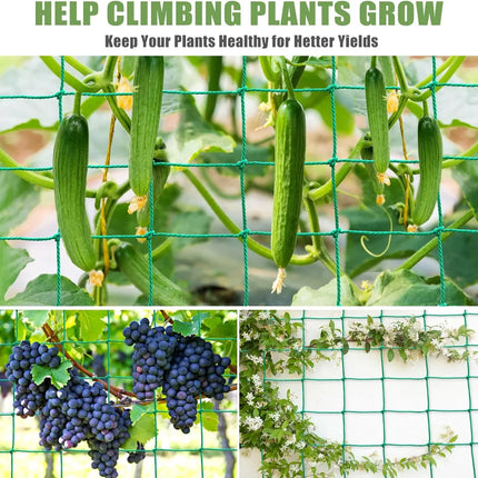 High-quality Nylon Plant Trellis Strong Garden Climbing Netting Heavy Duty Mesh Net for Cucumber Tomato Grape Garden Accessories