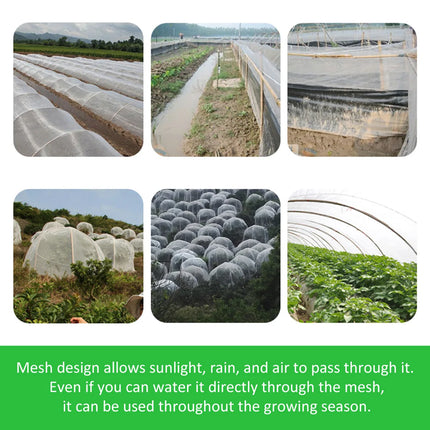 Garden Insect Protection Net Plant Vegetables Fruit Care Cover Flowers Greenhouse Pest Control Anti-Bird Protective Net 60 Meshs