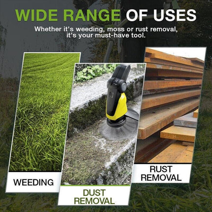 Steel wire trimmer head brush