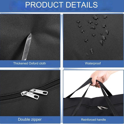 173cm Large Furniture Christmas Tree Storage Bag For Christmas Tree Zipper Bag