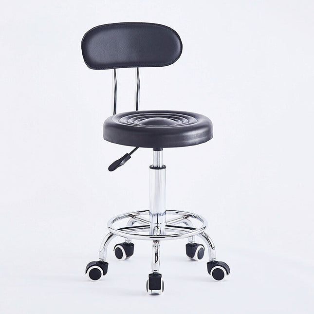 Swivel Stool Round Bar Stool Salon Chair Adjustable 360 Beauty Workshop Office
