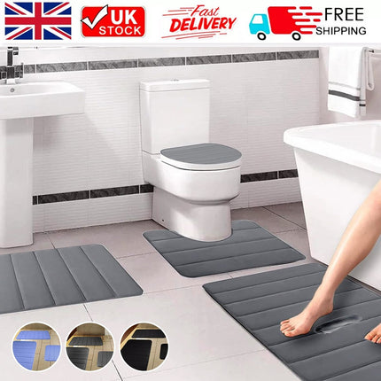 Super absorbent bathroom rugs