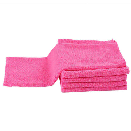 Highly absorbent microfiber cleaning rags