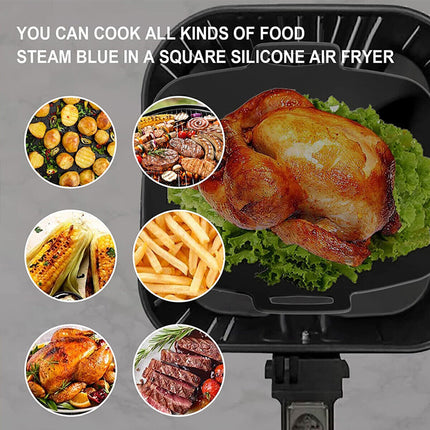 Air fryer rack promotes even airflow
