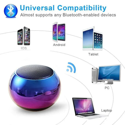 Aluminium alloy mini Bluetooth speaker top view