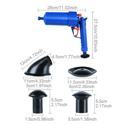 4in1 Toilet Plunger Drain Buster Vacuum Plunger Drain Unblocker For Sink&Toilet