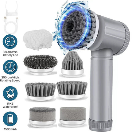 electric scrubbing brush for bathroom