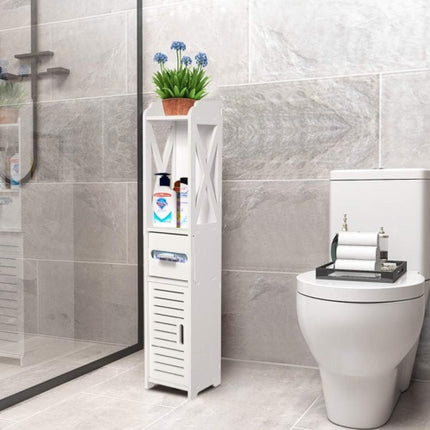 Corner placement for space-saving storage