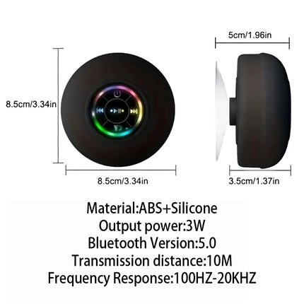 waterproof bathroom Bluetooth speaker