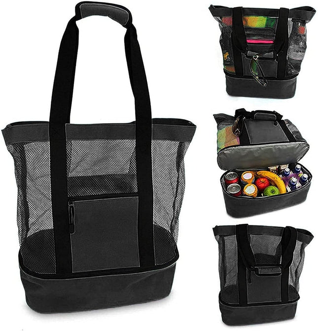 Beach bag used for outdoor summer activities