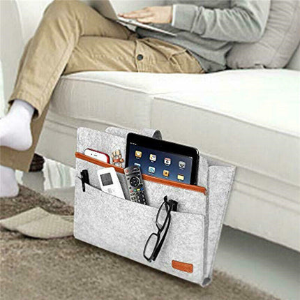 felt bedside storage organizer hanging caddy