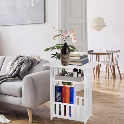 Small bedside table used in living room
