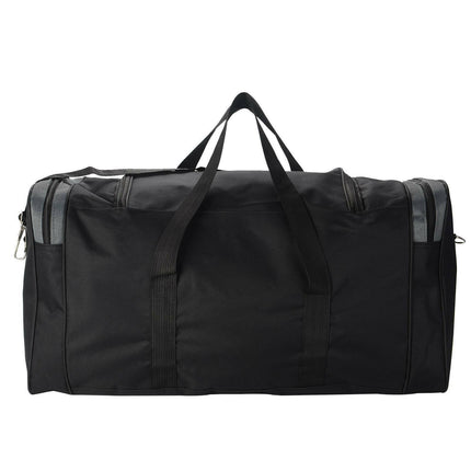 large black sports gym holdall bag