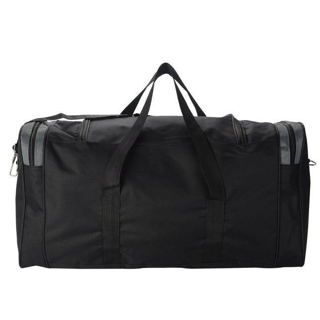 large black sports gym holdall bag