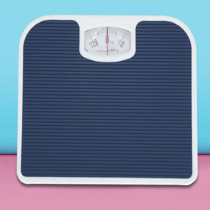 mechanical bathroom scales blue dial