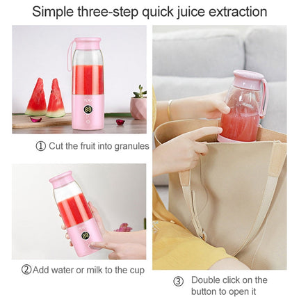 Blue USB smoothie maker bottle