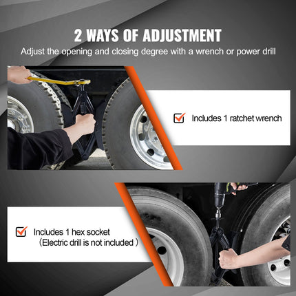 Camper wheel chock stabilizer installed between tires