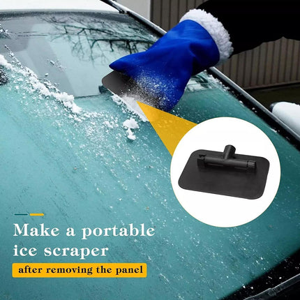 Car glass cleaning microfiber pad