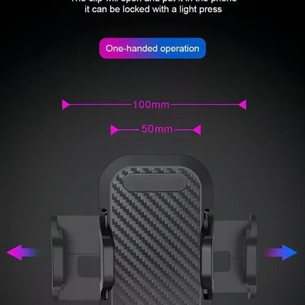 Mobile phone holder for car windscreen installation