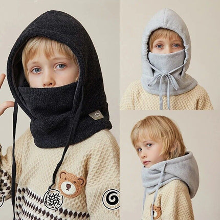 Kids Winter Balaclava Hat Fleece Ski Face Mask Snow Hood Neck Warmer Boys Girls