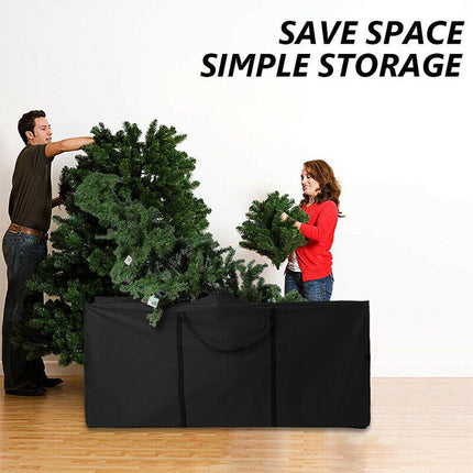 large Christmas tree storage bag with zipper