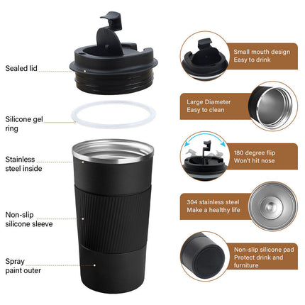 Ideal gift insulated coffee travel mug